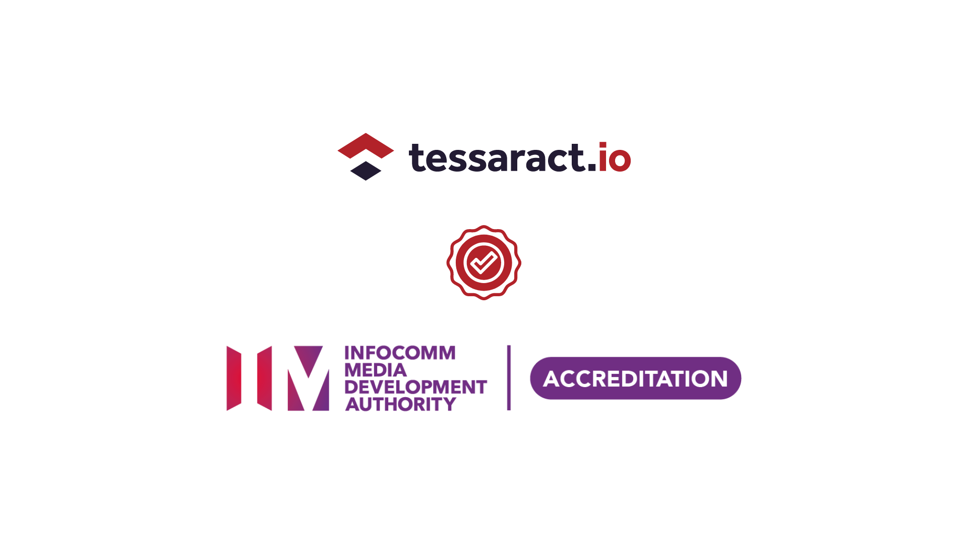 IMDA Accreditation Tessaract.io